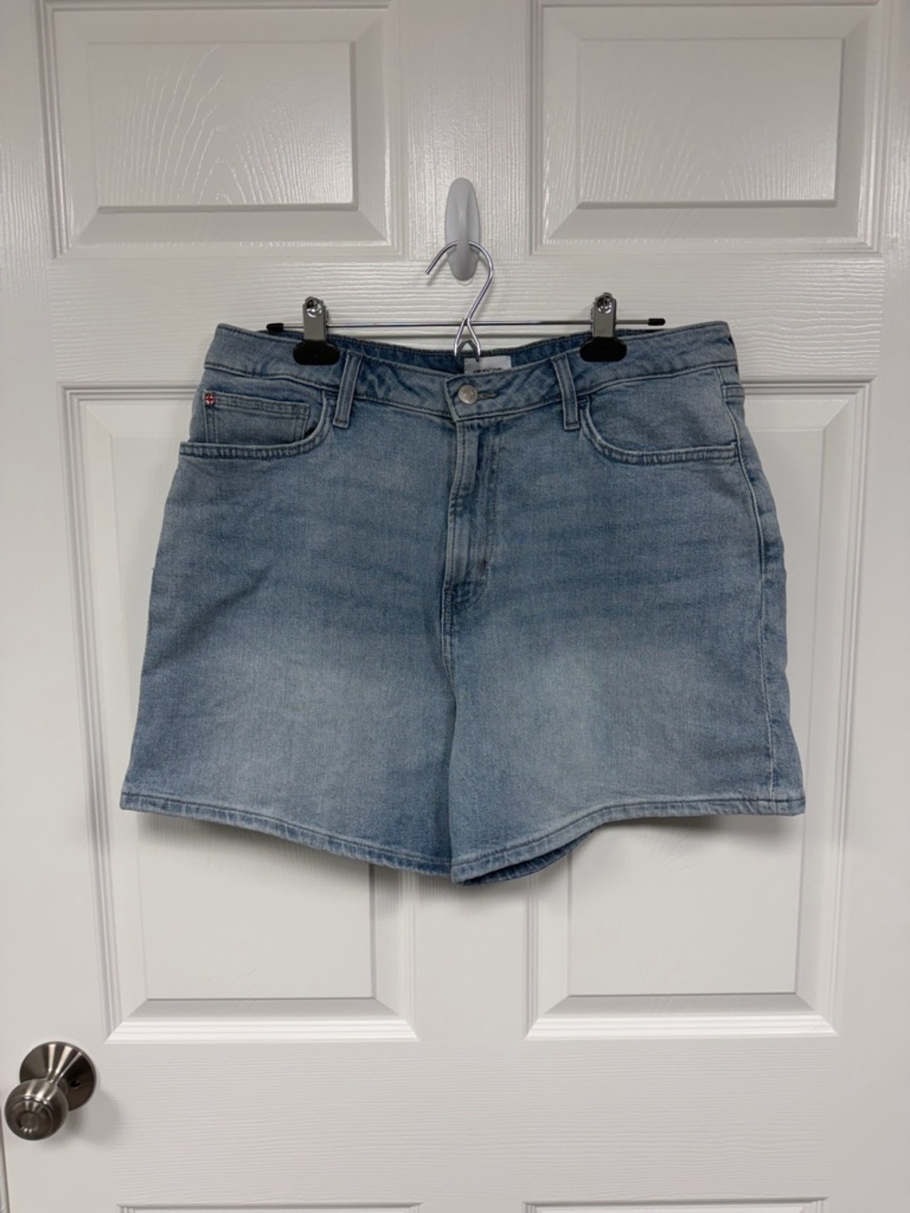 Hudson Jeans Relaxed Light Blue Denim Shorts